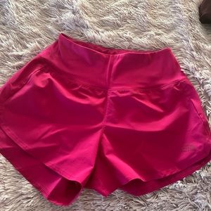 New north face size xs hot pink shorts